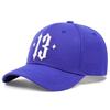 13 Number Embroidery Baseball Cap for Men Cotton Outdoors Sport Sun Visor Hat for Women High Quality Hip Hop Vintage Cap