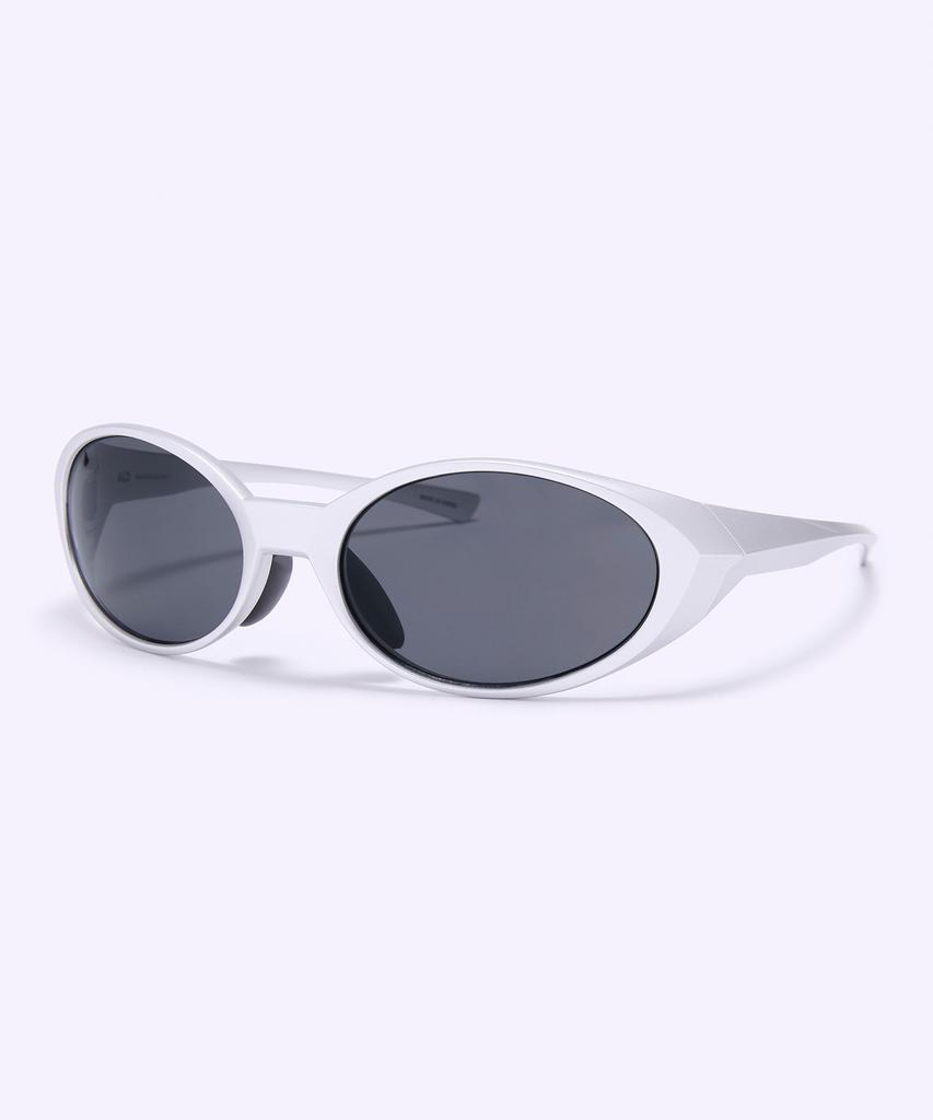 Alloaiweeo [Essential] Al3504 1111 Essential Flicker Sunglasses Silver