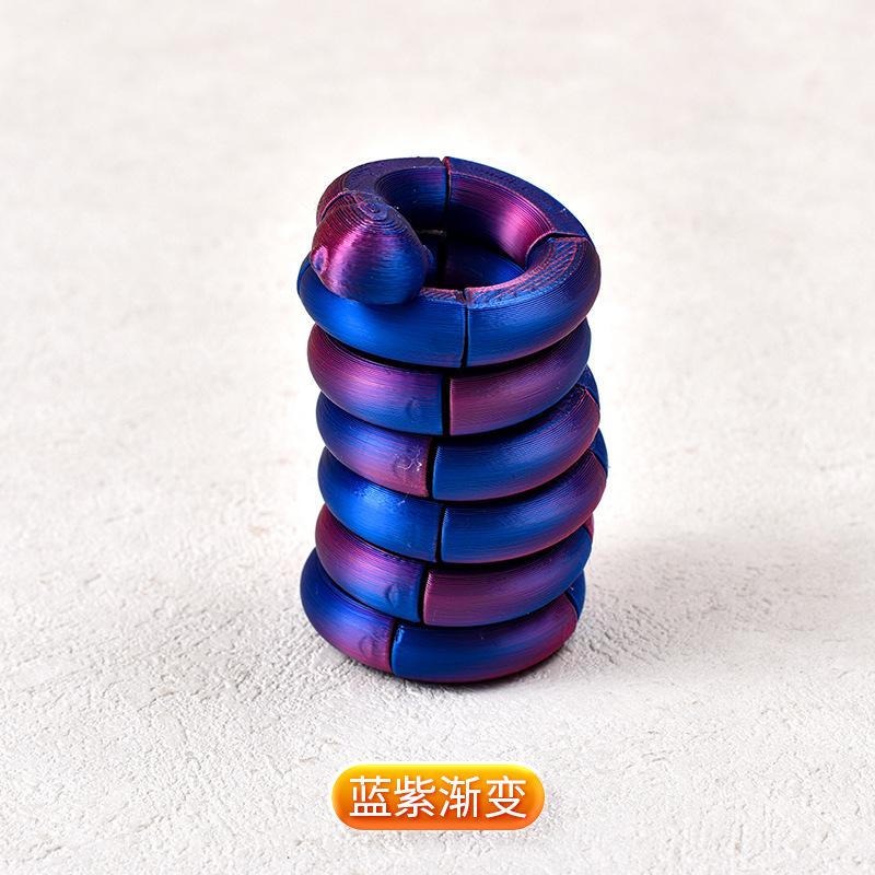 Fidget Toy Twisting Sensory Hand-Eye Coordination Toy Anxiety Relief Finger Toy For Kid Adult Fine Motor Skills Snake Shape