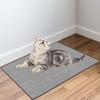 Cat Scratcher Mat Water Bowl Dog Food Dishes Place Kitten Pet Placemats