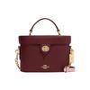 Kay Cross Grain Leather Handbag, Shoulder Bag, Crossbody Bag Small Women's Cherry Red CE629-IMOCQ