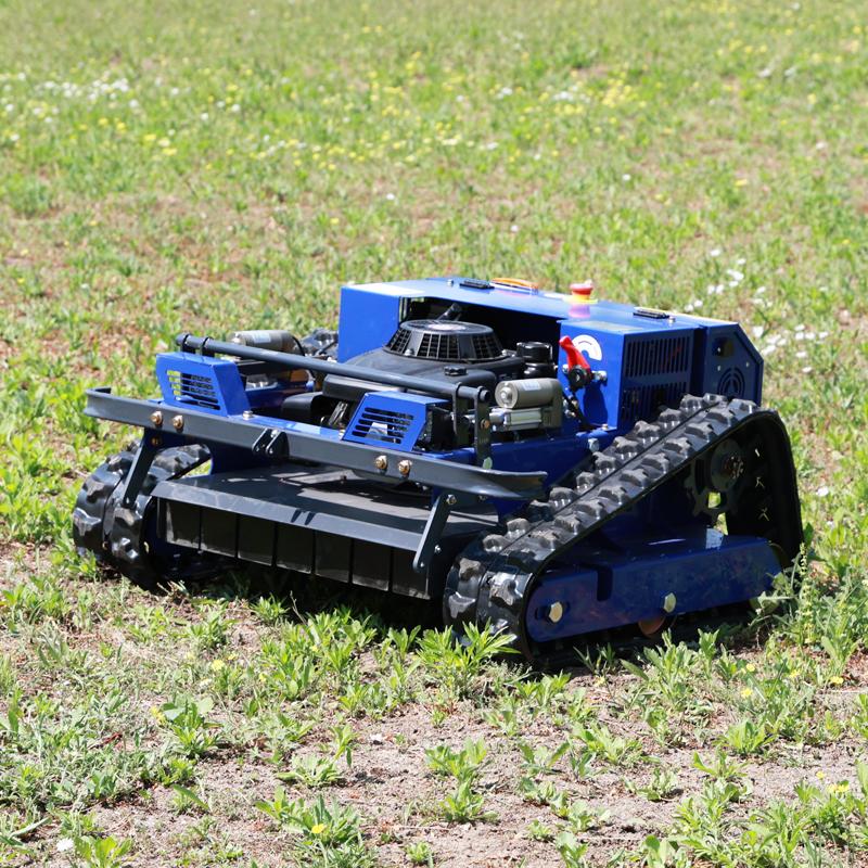 Narrow Body CE EPA Crawler Remote Control Lawn Mower Dense Fruit Orchard Grass Weeder
