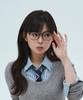 Alloaiweeo [Silverbite] Sbg7606 1313G Hd Acetate Ultra-Lightweight High-Density Acetate Khaki Square Eyeglass Frame Blue Light Lens Selection