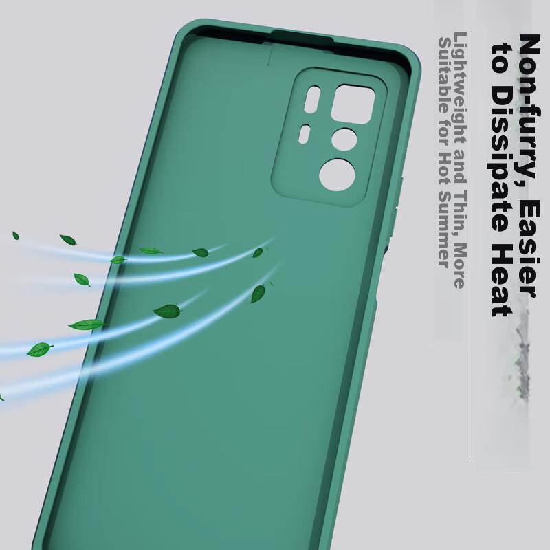 Redmi Note 10 Pro Phone Case, Xiaomi Redmi Note 10 Pro Full Lens Protection Upgraded Frosted Anti-Drop Silicone Soft Case - Midnight Black