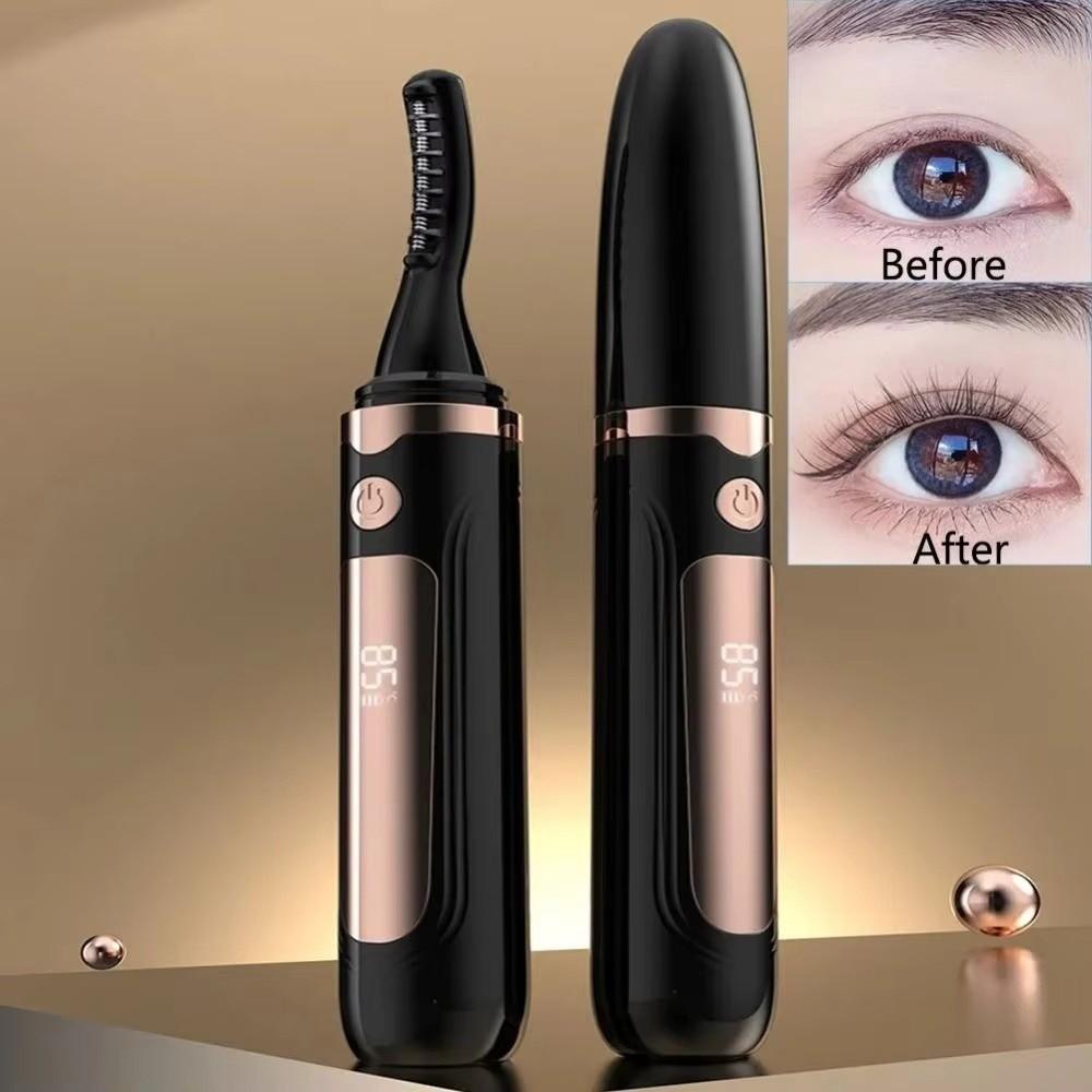 Anti-scald Heated Eyelash Curler Rechargeable Eyelash Curling Device  for Women Girls