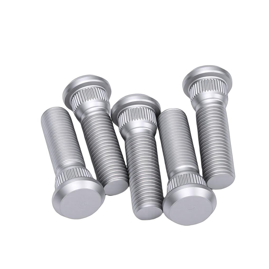 5PCS Wheel Lug Studs 90942 02049 M12x1.5 Thread Zinc Plated Wheel Hub Bolts Replacement for Prizm Nova