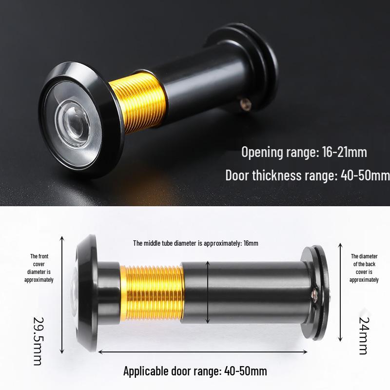 

Універсальний антивандальний вічко та камера з дверним дзвінком