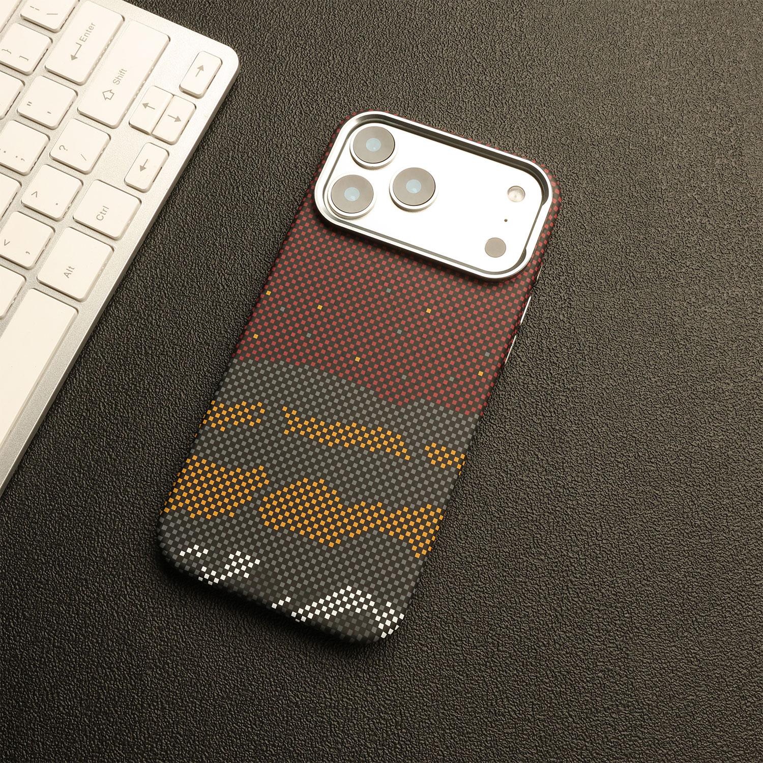 

For MagSafe Carbon Fiber Kevlar Pattern Armor Phone Case for iPhone 17 16 15 14 13 12 Pro Max Slim Shockproof Hard PC Cover Capa iPhone 12