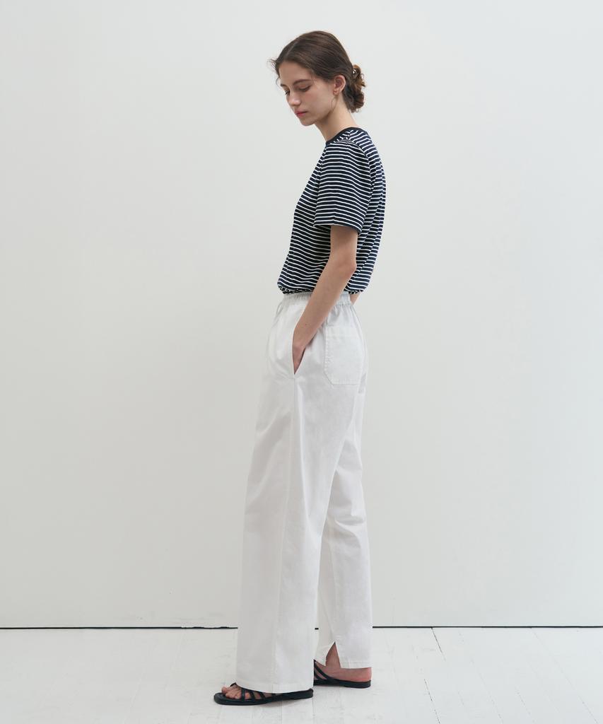 Deuloupisumeon Striped Puff Short Sleeve T-Shirt [Navy]