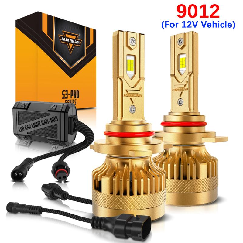 

Світлодіодні лампи головного світла AUXBEAM Серії S3-PRO 120 Вт 24000 лм Високої Потужності з Декодером для 12В Автомобіля 9005/9006/9012/H4/H7/H11