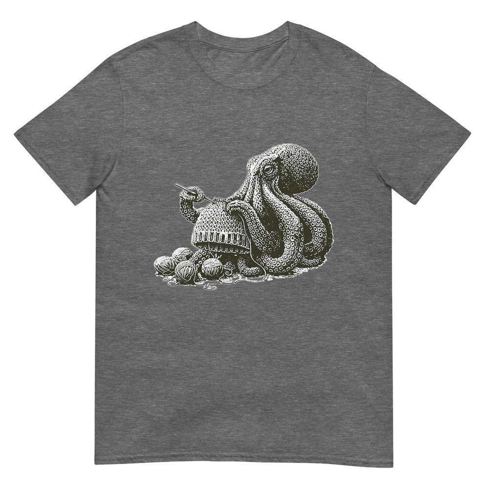 Crochetopus Octopus Crocheting Knitting Yarn Knitter Crochet Tshirt