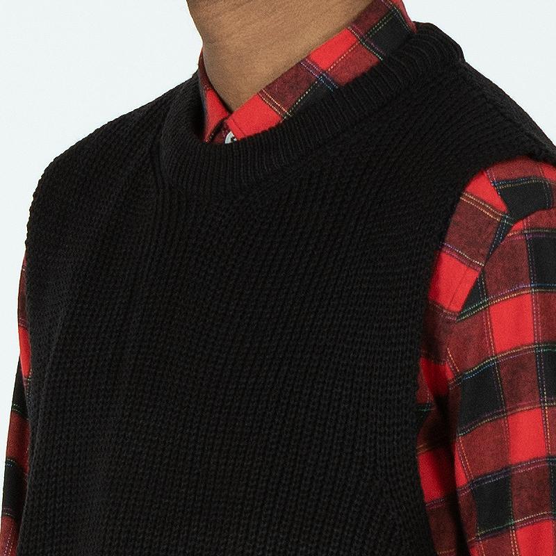 Seuteulaikeu Unknown Knit Vest (Black)