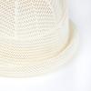 Summer Straw Pillbox Hat Curled Edge Circle Top Straw Hat  Sun Basin Hat