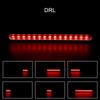 30Led Brake Tail Light Turn Signal Light DRL Red Yellow Flowing Stop Flash Lamp For Car Motorcycle Truck Trailer ATV SUV 12V 24V