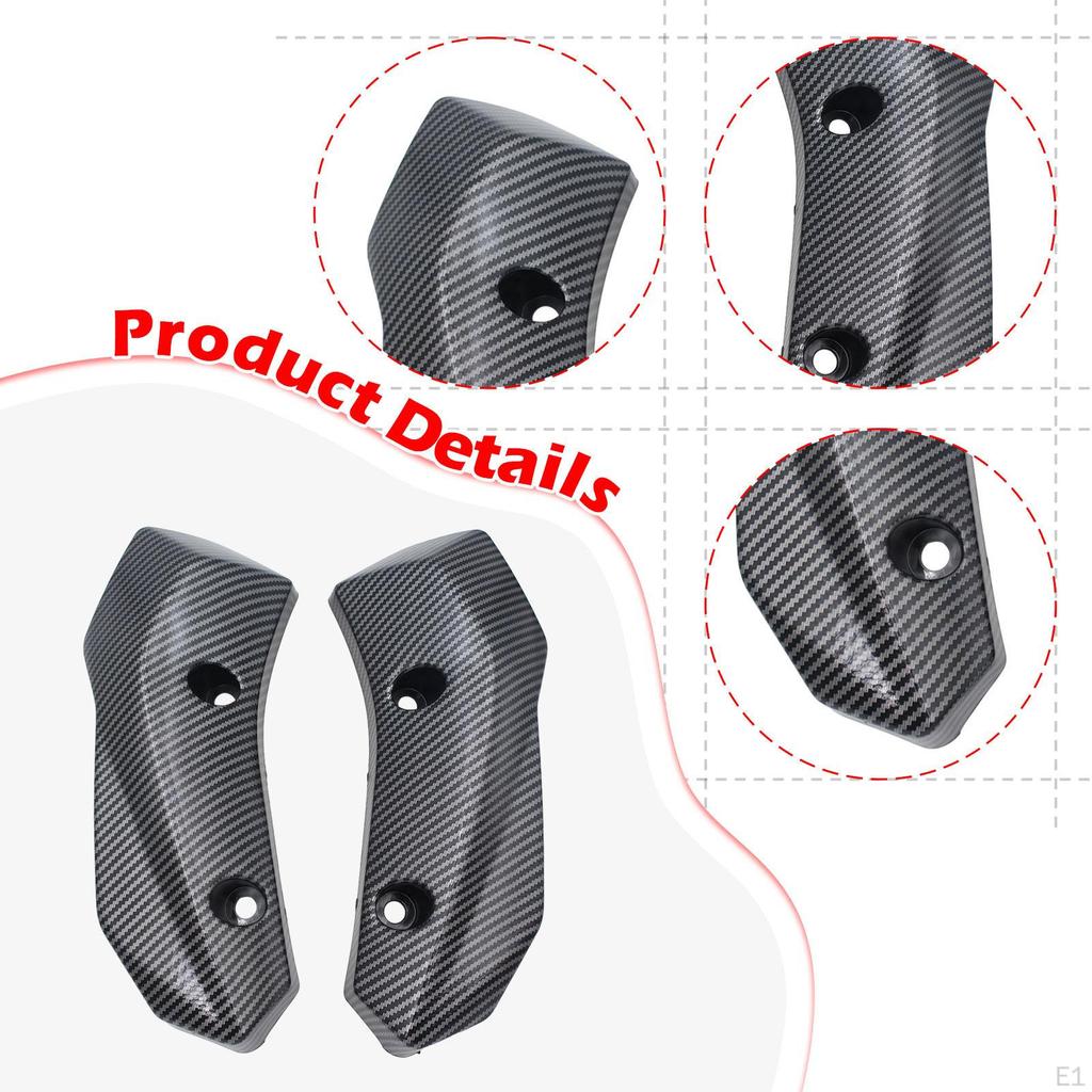 Motorcycle Side Radiator Covers, Protector Easy to Install Motorbike Accessories High Performance
