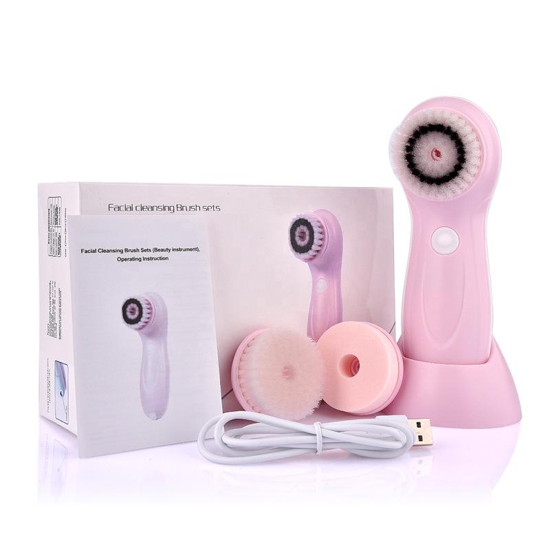 Automatic Rotating Electric Facial Cleansing Brush for Deep Pore Cleaning and Blackhead Removal