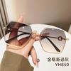 New retro GM cat eye sunglasses women's trendy small face fashionable feeling street sunglasses UV protection