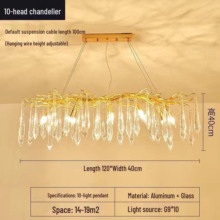 American Luxury Crystal Chandelier for Living, Dining, and Bedroom