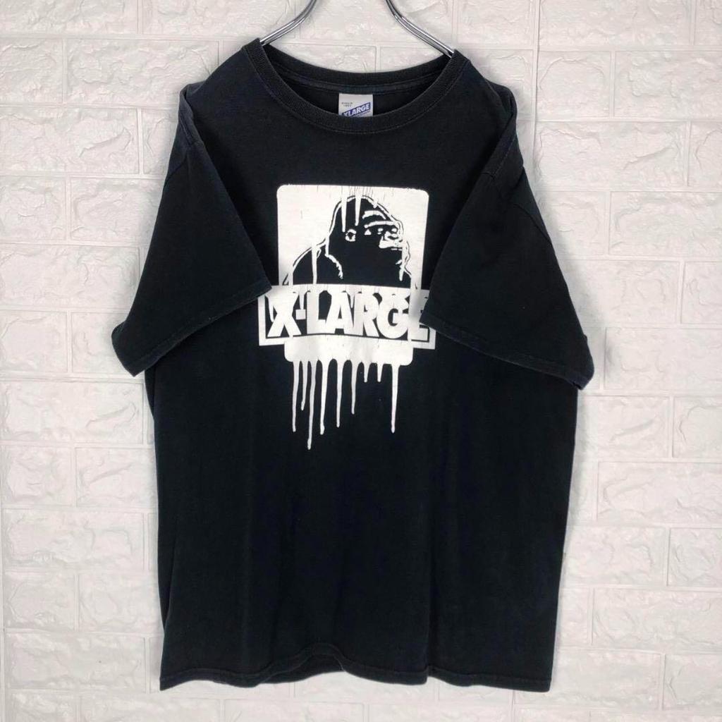 [USED] Large logo, extra large, short-sleeved T-shirt, 90s, 100% cotton