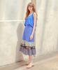 ETMON Back Overlap Blouse Blue