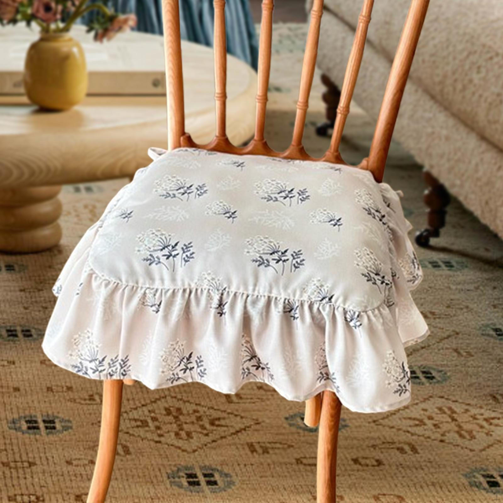 Подушка на стул для обеденной комнаты чехол на сиденье 1772x1772 дюйма цветочный дизайн протектор 4528₽