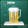 5000ml Large Capacity Plastic Cold Water Pitcher with Scale