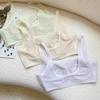 Vest Rabbit-ear Bra for Women Thin and Seamless Bra Mesh Gathering Bra Beautiful Back Without Underwire Bra Push Up Bra