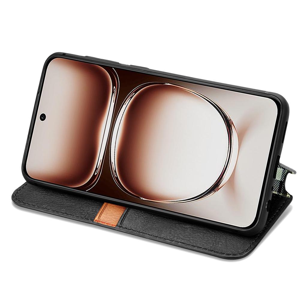 For OnePlus Nord 4 PU Leather Case Rhombus Imprint Wallet Stand Phone Cover