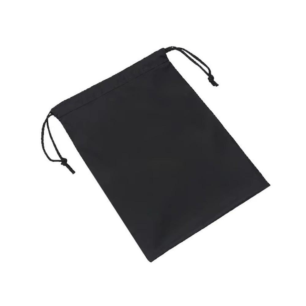 New Drawst Closure Drawstring Storage Pouch Nylon Portable Drawstring Bags Black Waterproof Makeup Bags Travel Storage