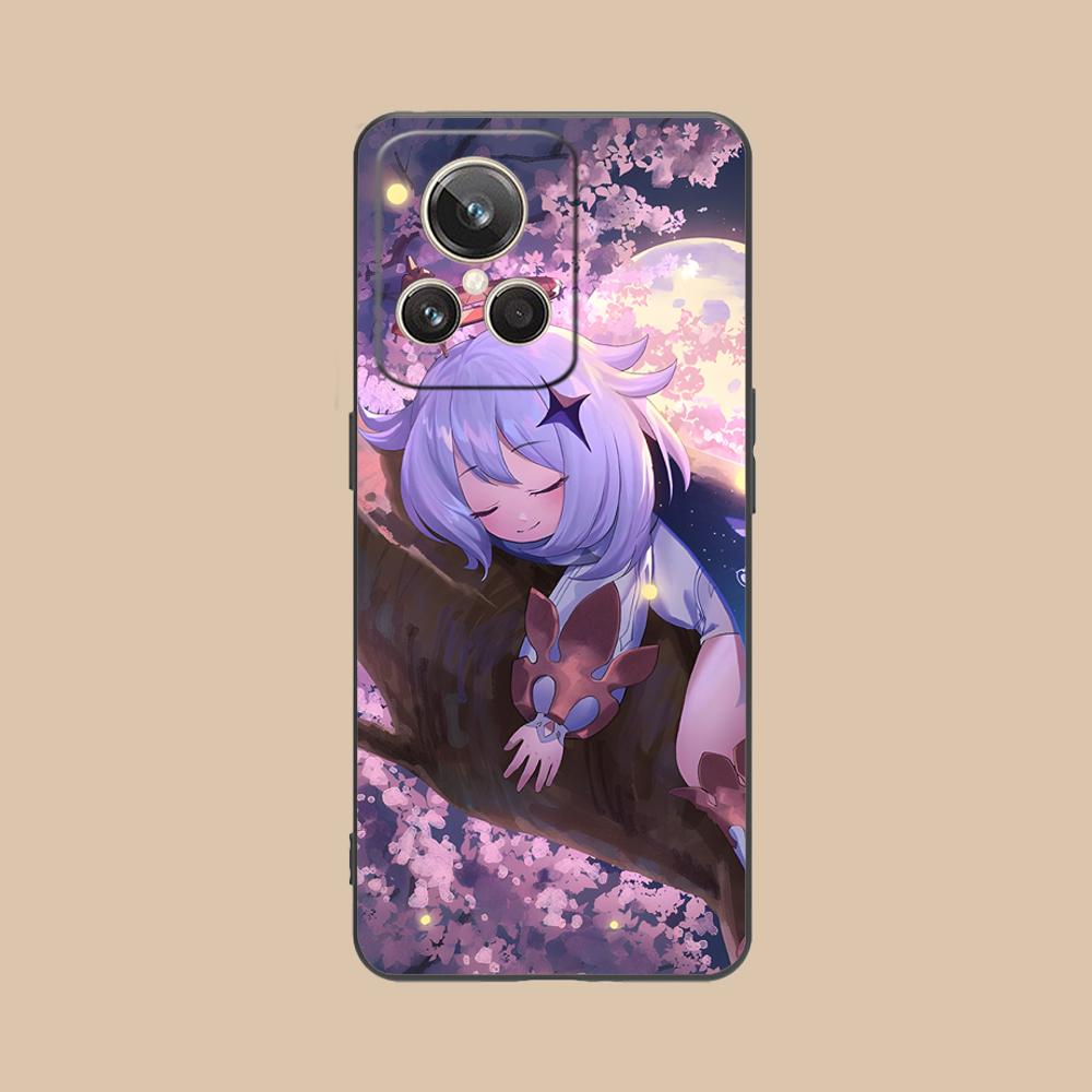 Game GI Paimon Matte TPU Mobile Phone Case for Realme GT 8 Neo Pro C75 73 71 C67 65 C55 53 C35 31 C20 15 Colorful Cover