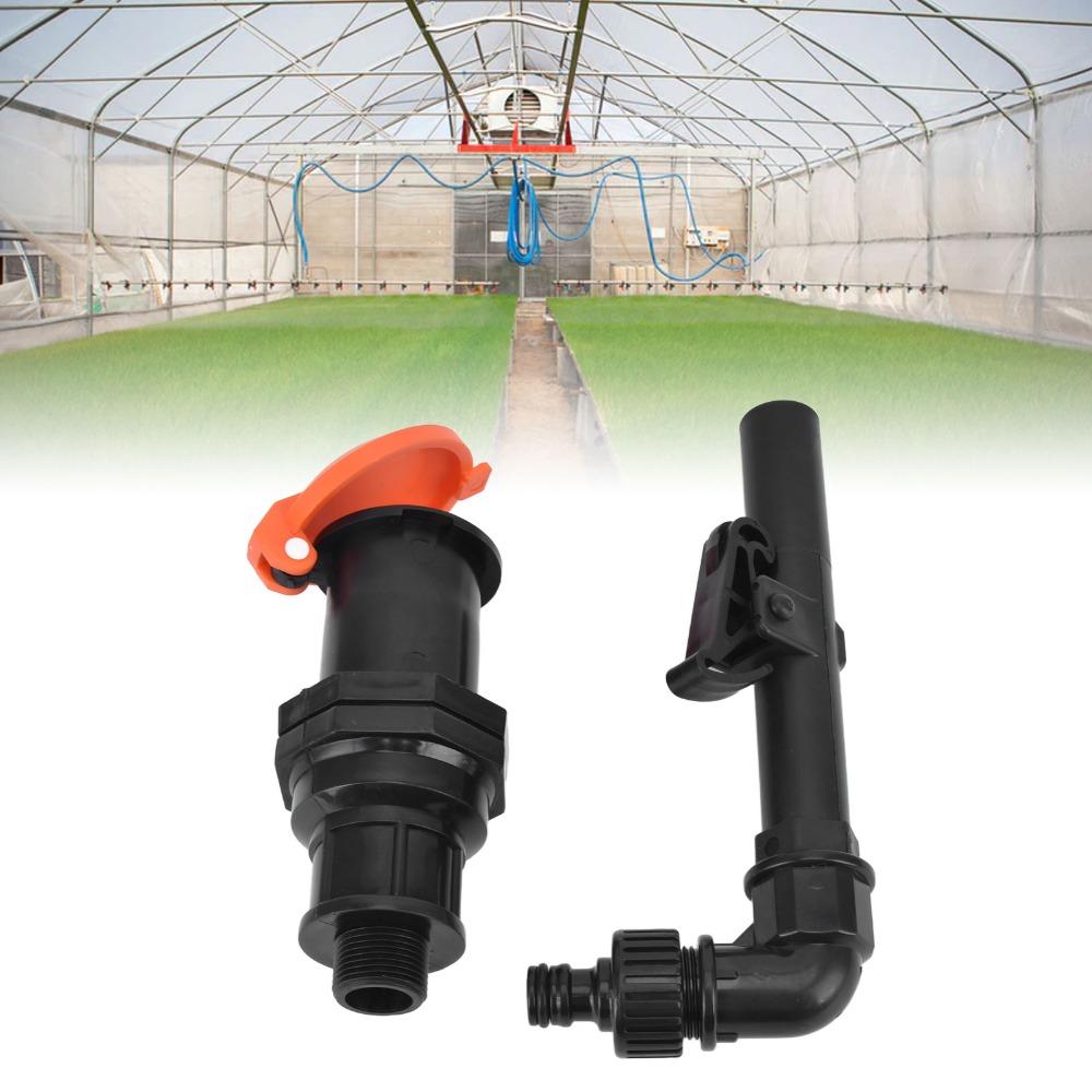 Plastic Hose Water Intake Connector Black Plastic Hose Quick Coupler Valve  Lawns