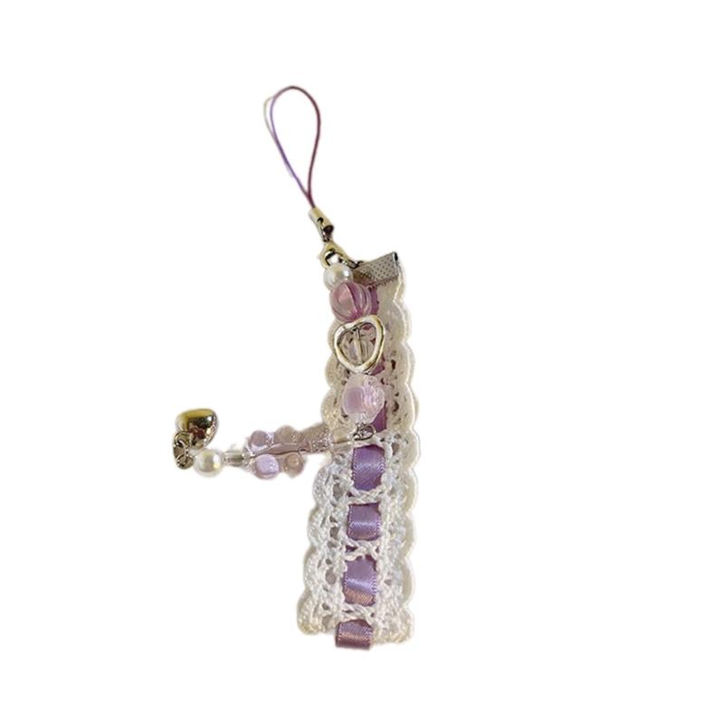 Stylish Beads Phone Chain Charming Decorations Suitable for Phones and Bag