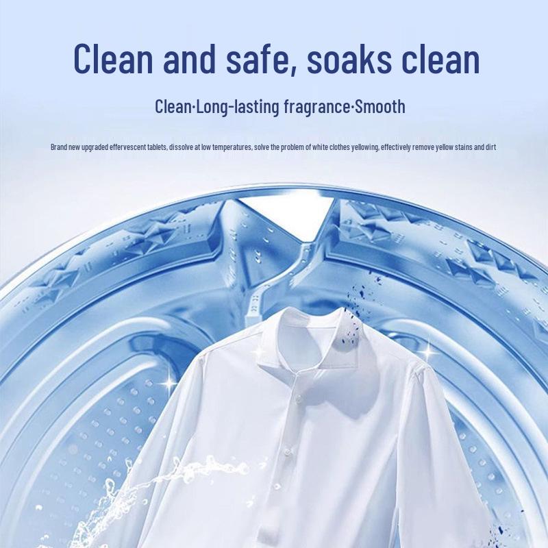 Newcomer Special: Bright Clothes Stain Removal Tablets - Whitens & Removes Yellowing Stains