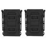 Nexxxly 5.56/7.62 Magazine Pouch, MOLLE Compatible, Open-Top M4/AK48 Magazine, Tactical, Military, Airsoft (Black (2 5.56mm Magazines))