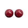Beanie Pearl Stud Earrings in Vintage Red, Suitable for Ear Piercing, Ear Barb Without Removal Jewelry.