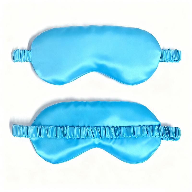 Eye Mask Satin Sleep Blackout Blindfold Soft Comfortable Travel Sleeping Mask Women Men Adjustable Elastic Band Eye Cover