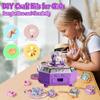 153Pcs Girls DIY Crafts Toy:Handmade Jewelry Magic Box for Girls Age 3+,Girls Ideal Brithday Gifts Chrismas Stuffer Stock
