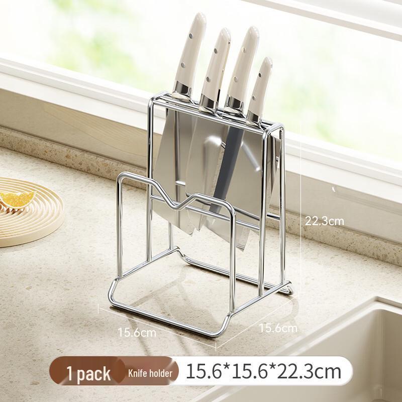 

Stainless Steel Kitchen Knife Holder Set