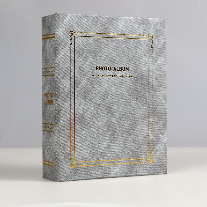 

6-Inch & 8-Inch Insert-Type Photo Album Set: 200-Page & 100-Page Commemorative Polaroid Photo Book 8-inch 100 pages