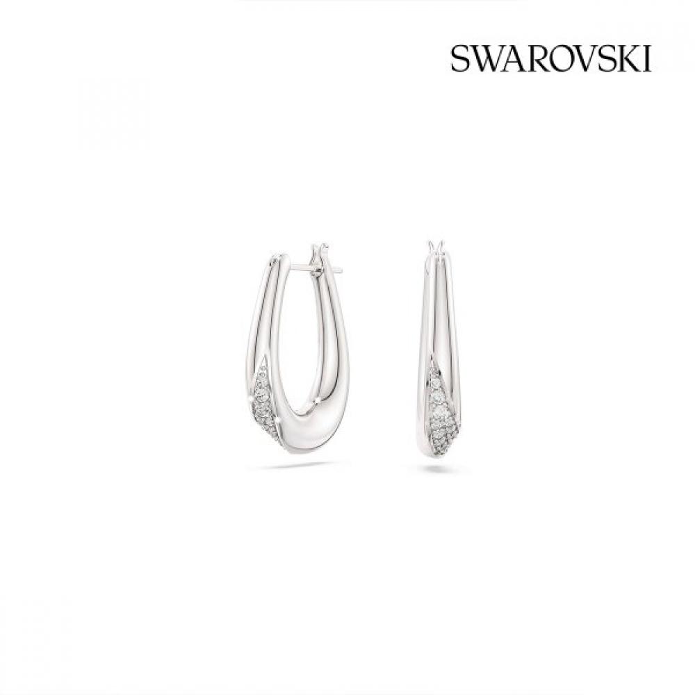 Swarovski Silver Mini Hoop Earrings 5743474
