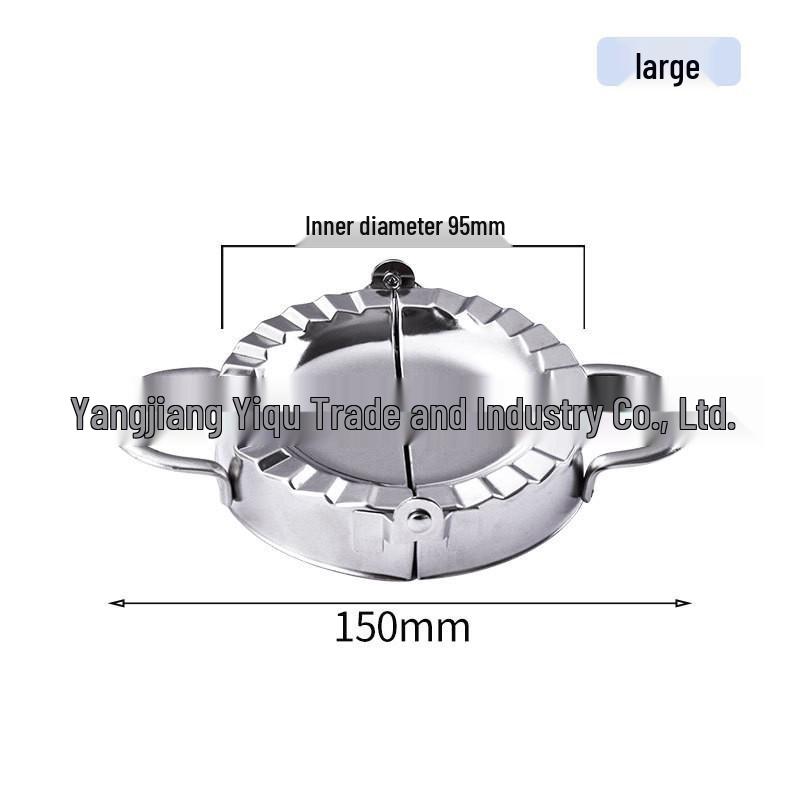 304 Stainless Steel Dumpling Maker Kit: Mold, Filling Spoon, Skin Cutter