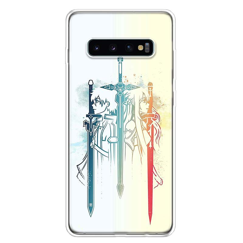 Sword Art Online kirito and asuna For Samsung Galaxy S25 S24 S23 S22 Ultra Phone Case S21 Plus S20 FE S10 + S25Edge Fundas Cover
