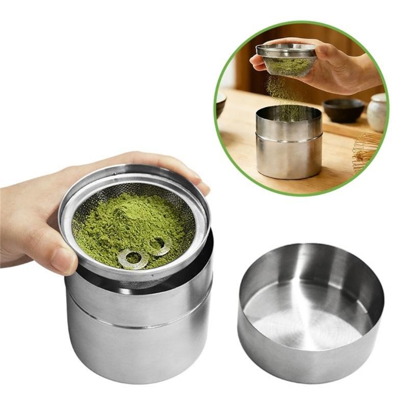 Moderno Lata de Matcha con Tecnología de Sellado Superior Para Mantener su Polvo de Té Seco y Sabroso Portamatcha