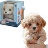 My Realistic Robot Puppy, Mini Interactive Plush Toy Pet Kids Cute Soft Robot Dog Can Walk And Bark
