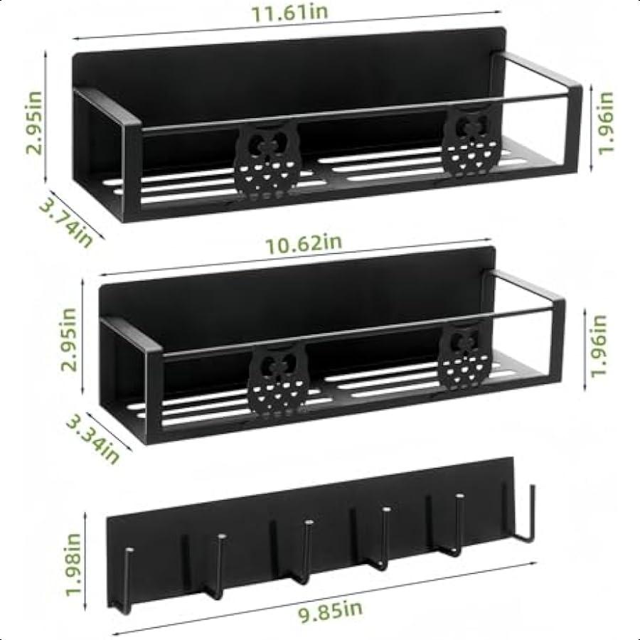 

Магнитная полка для специй для холодильникаОрганайзер для специй и приправ Магнитная полка для боковой стенки холодильника Магнитный органайзер для холодильника 3 шт. United States