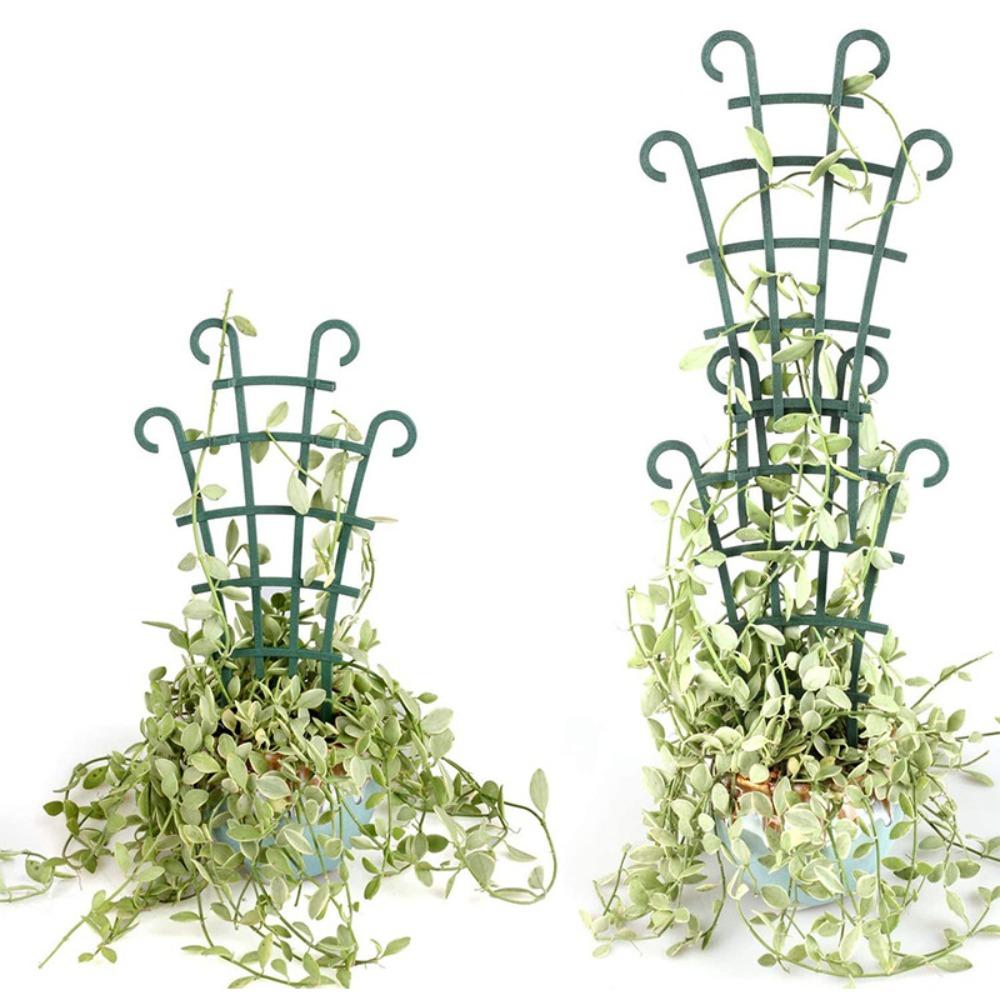 2PCS Frame Trellis Plant Climbing Trellis Stackable Flowers Stand Cage New Plant Cages  Plant Care