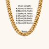Punk Fashion Cuban Link Chain Necklaces Male Gold Color Stainless Steel Heavy Long Choker Chains For Men Vintage Jewelry Gift