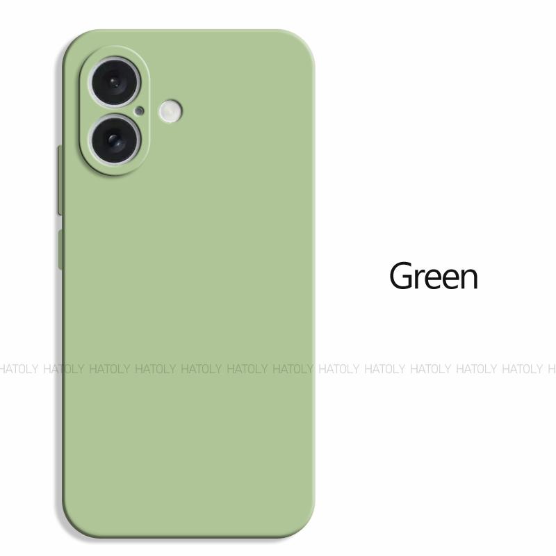 For iPhone 16 Case For iPhone 16 Plus 16 Pro Max Cover TPU Shockproof Liquid Silicone Phone Case Protective Cover For iPhone 16