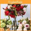 Bouquet de Pivoines en Soie Artificielle à 8 Têtes Pour Décoration de Mariage Réaliste**