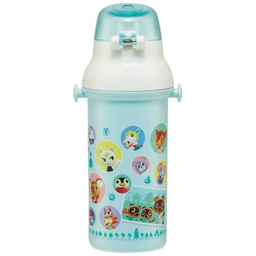 Skater Animal Crossing: New Horizons Water Bottle, 480ml, for Kids, Antibacterial Plastic, Made in Japan, PSB5SANAG-A